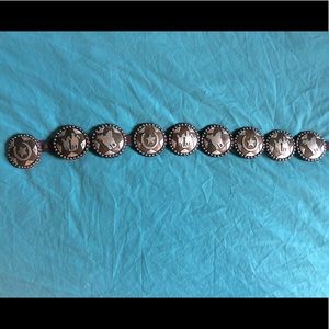 Western Horse Concho Belt